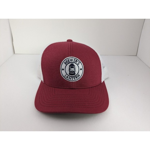 Brewer's Lantern red white trucker hat snapback - Picture 2 of 8
